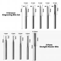 Laser-Engravers-Genmitsu-50pcs-Tungsten-Carbide-End-Mill-Router-Bits-1-8-Shank-CNC-Cutter-Milling-Carving-Bit-Set-Including-2-Flute-Straight-Router-Bits-Flat-Nose-8