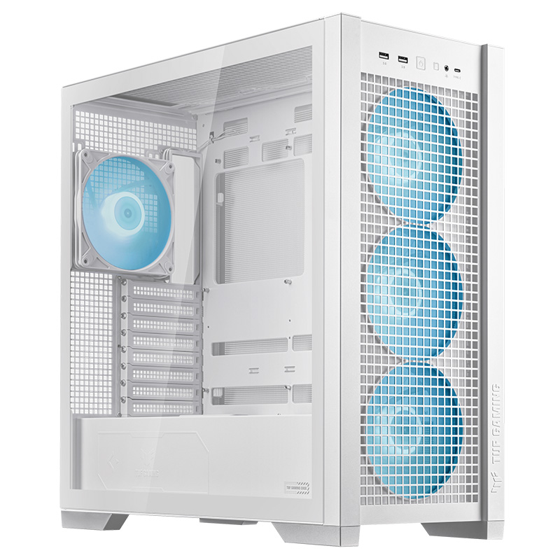 Asus GT302 TUF Gaming ARGB Mid Tower ATX Case - White (TUF Gaming GT302 ARGB White)