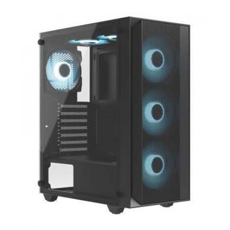 Equites 2605M Mid Tower ATX Gaming Case with 4 x RGB Fans (Case-2605M-650)