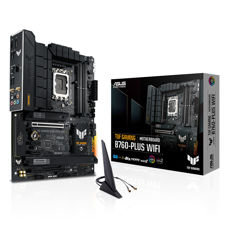 Asus TUF Gaming B760-PLUS WIFI LGA1700 DDR5 ATX Motherboard (TUF GAMING B760-PLUS WIFI)