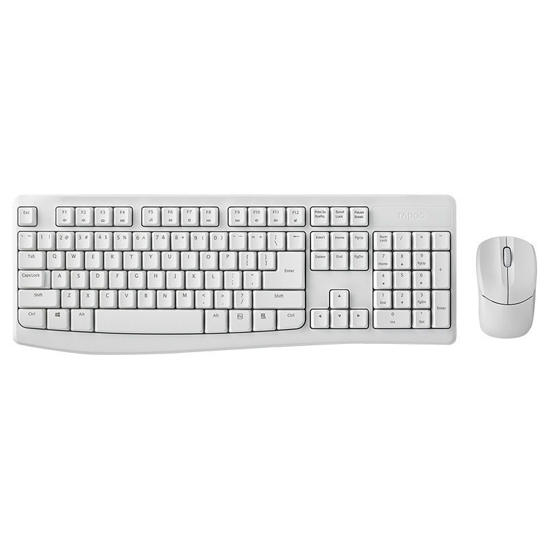 Rapoo X1800 Pro Wireless Mouse & Keyboard Combo - White (KBRP-X1800PRO-W)