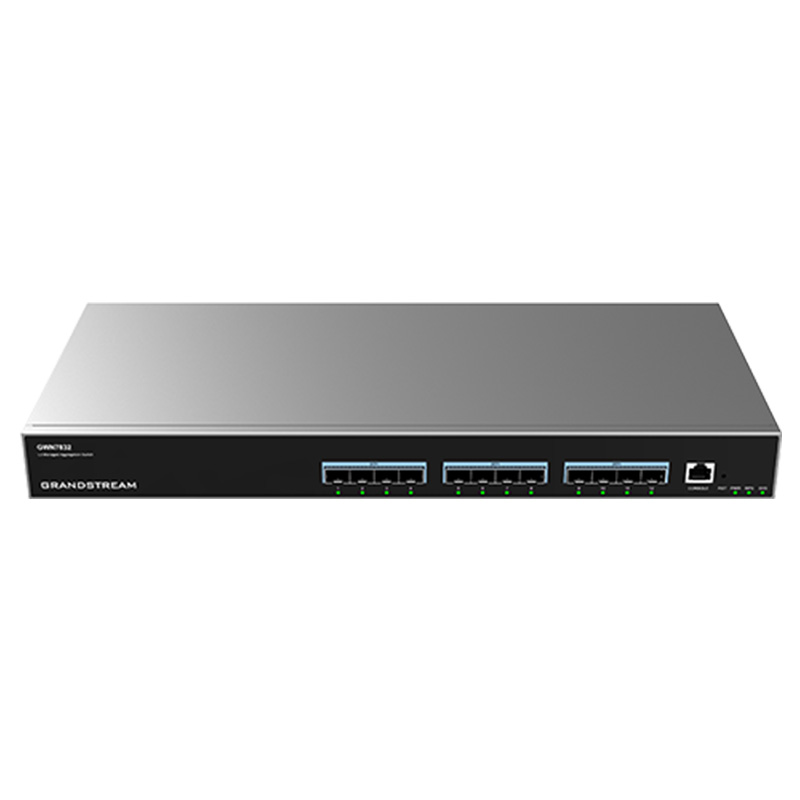Grandstream Enterprise Layer 3 Managed Aggregation Switch 12 x SFP+ Redundant PSU