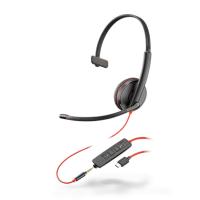 Poly Blackwire C3215 Wired Over-the-head Mono Headset (209750-201)