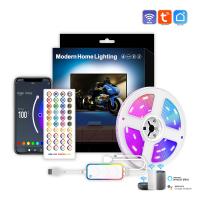 Sunwhale RGB Graffiti WiFi Atmosphere Light USB TV Background LED Color-changing Atmosphere Light with 40 Buttons, 3M-54 Lights, white