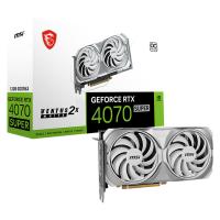 MSI GeForce RTX 4070 Super 12G Ventus 2X White OC Graphics Card (GeForce RTX 4070 SUPER 12G VENTUS 2X White OC)