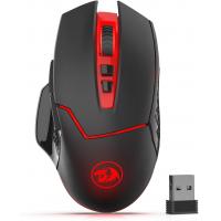 Redragon M690-1 Wireless Gaming Mouse with DPI Shifting, 2 Side Buttons, 2400 DPI, Ergonomic Design, 8 Buttons-Black