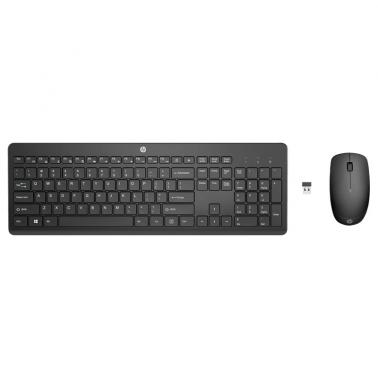 Combo Tastiera E Mouse Wireless HP 235 - Set Silenzioso Con Tasti Chiclet, Batteria Lunga Durata E Connettività 2.4 GHz