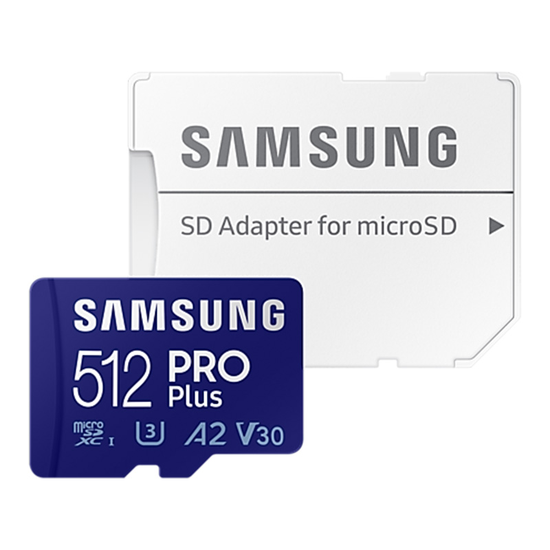 Samsung PRO Plus 512GB Micro SD Card with SD Adapter (MB-MD512KA) - msy ...
