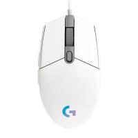 Logitech G203 Lightsync RGB Gaming Mouse - White (910-005791)