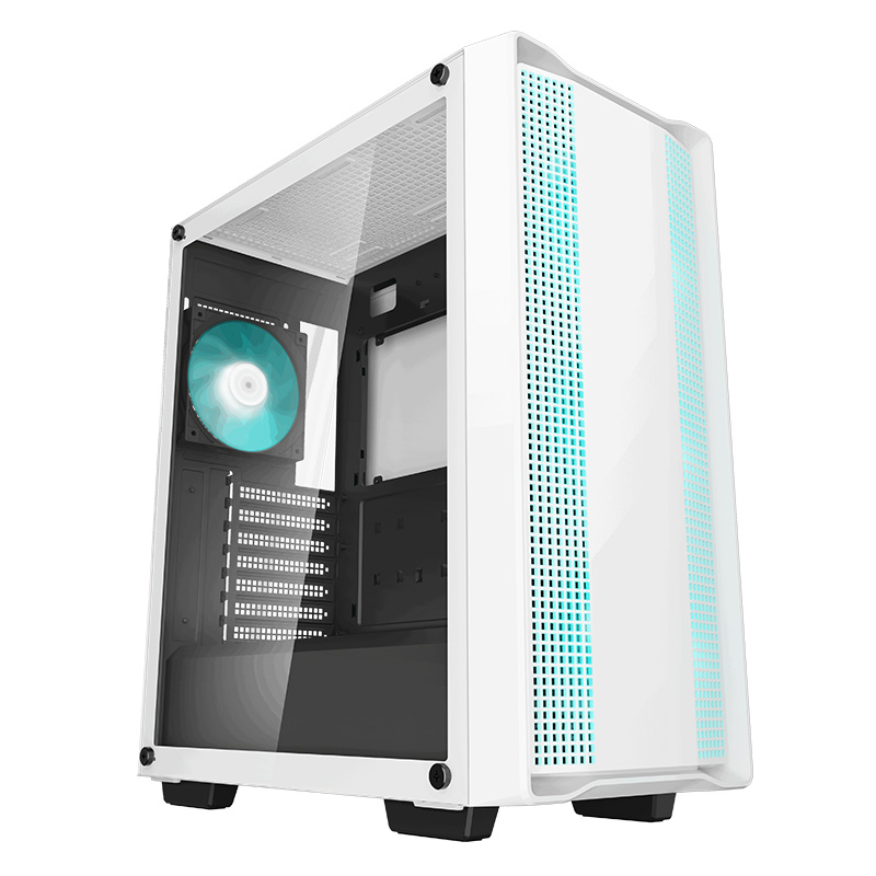 Deepcool CC560 ARGB V2 Tempered Glass Mid-Tower ATX Case - White (R-CC560-WHGAA4-G-2)