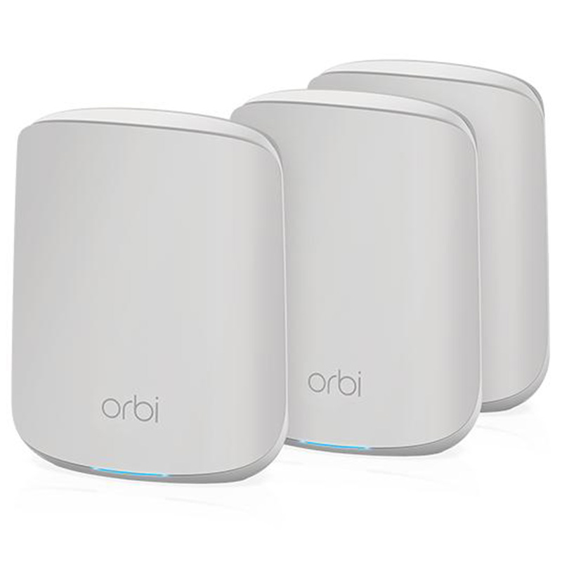 Netgear Orbi AX1800 Dual-Band WiFi 6 Mesh System - 3 Pack (RBK353-100AUS)