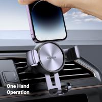 Car-Mounts-UGREEN-Gravity-Drive-Air-Vent-Mount-Phone-Holder-Space-gray-8