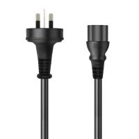 Cruxtec 3 Pin AU Male to Female IEC-C13 Power Cable 3m (PTP-100-3MBK)