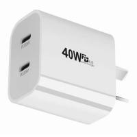 Generic 40W Dual USB Type C PD Charger with SAA Approval (CH-PD40W-USB C+C)