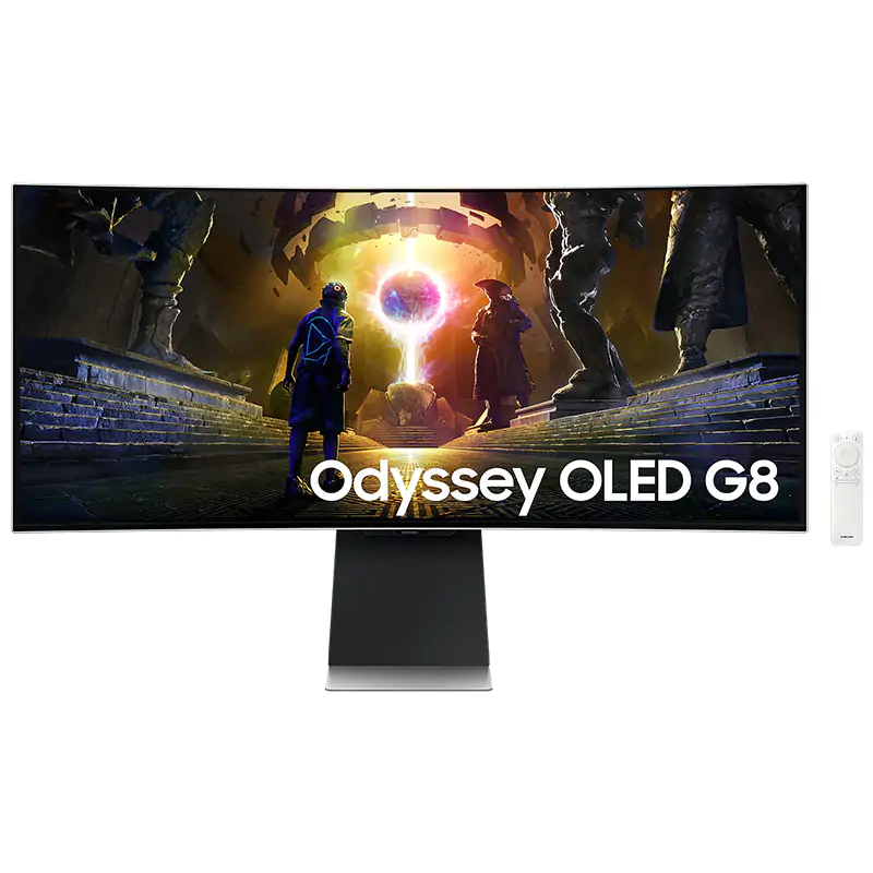 Samsung Odyssey 34in WQHD OLED 175Hz G-Sync Curved Gaming Monitor  (LS34DG850SEXXY)