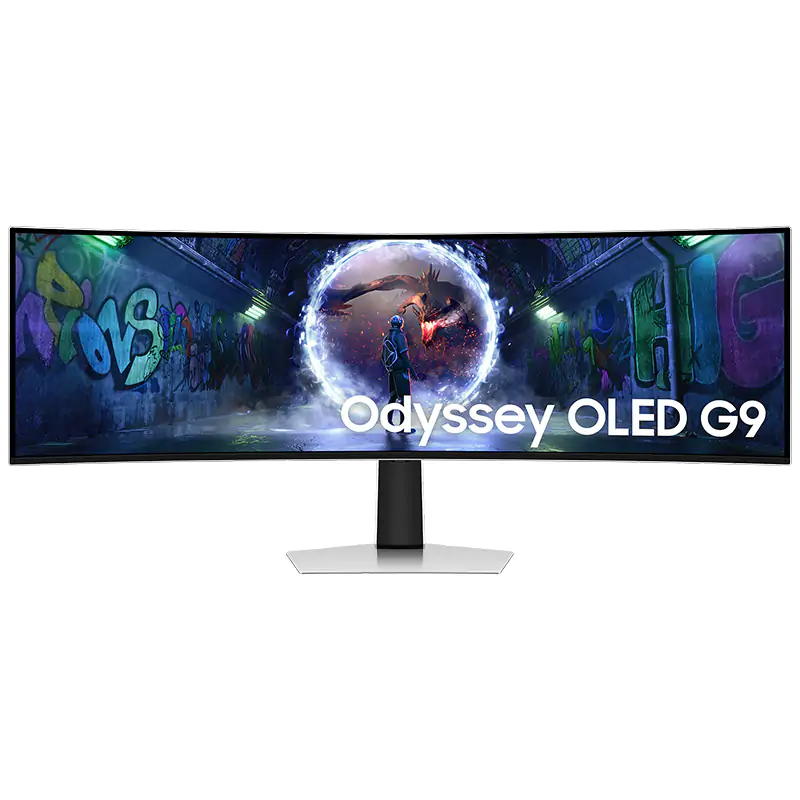Samsung Odyssey 49in DQHD OLED 240Hz FreeSync Curved Gaming