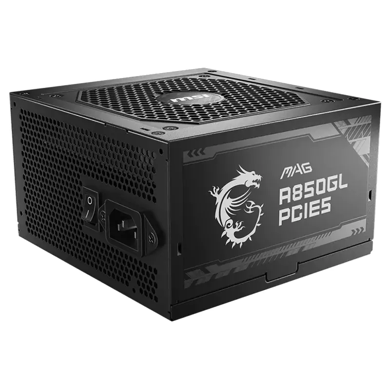 MSI MAG 850W 80+ Gold Power Supply (MAG A850GL PCIE5) - msy.com.au