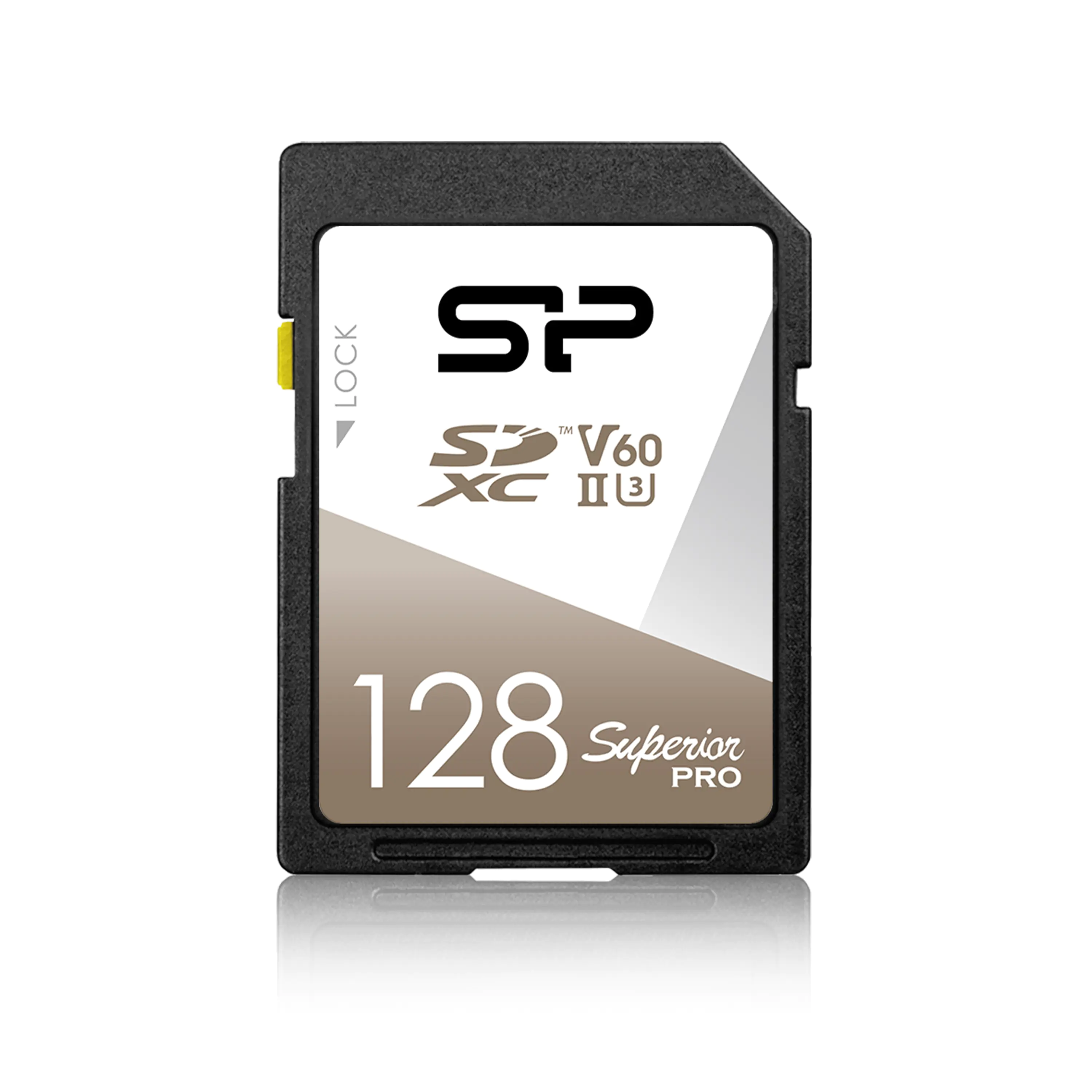 SP Silicon Power V60 for 4K UHD Video 128GB SD Memory Card up to