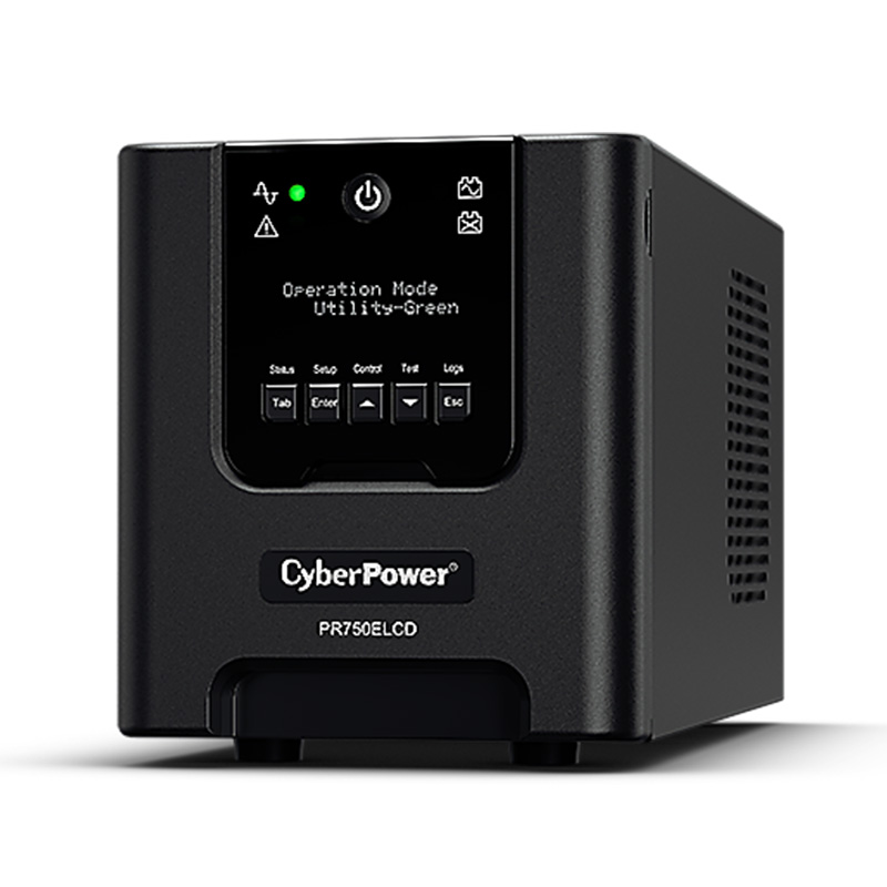 CyberPower PRO Series 750VA / 675W (10A) Tower UPS with LCD (PR750ELCD)