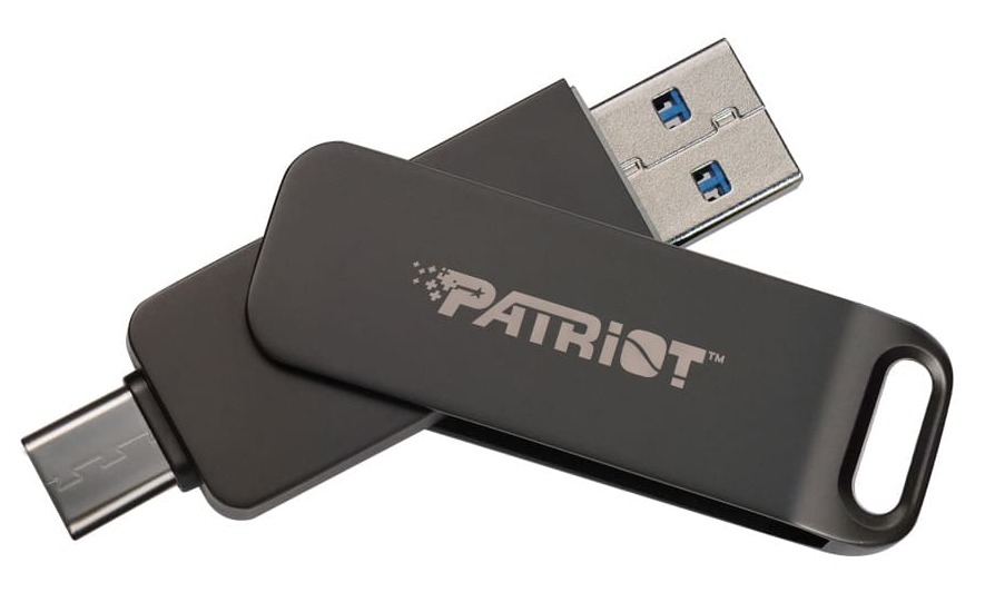 PATRIOT MEMORY Rage R550 1TB USB 3.2 GEN 1 Swing Type A+C 2-in-1 (PE1TR550DSAD)