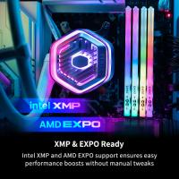 DDR5-RAM-SP-Silicon-Power-XPOWER-STORM-RGB-DDR5-32GB-2x16GB-6400MHz-Gaming-Memory-Supports-Intel-XMP-AMD-EXPO-CL32-UDIMM-Desktop-PC-Computer-RAM-Memory-White-4