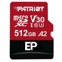 PATRIOT MEMORY EP Series 512GB microSDXC UHS-I CL10 U3 V30 A2 4K Video Supporting - PEF512GEP32MCX