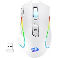 Redragon M612 PRO RGB Gaming Mouse 8000 DPI Wired/Wireless Optical Gamer Mouse 9 Programmable Buttons & 6 Backlit Modes BT & 2.4G Wireless, White