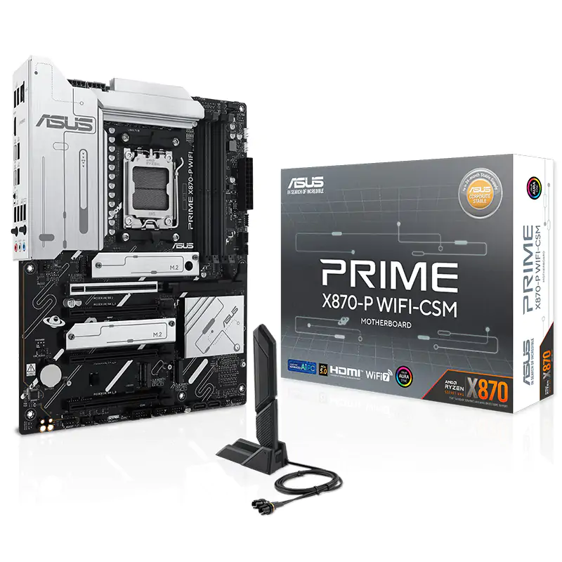 Asus Prime X870-P WiFi CSM AM5 ATX Motherboard (PRIME X870-P WIFI