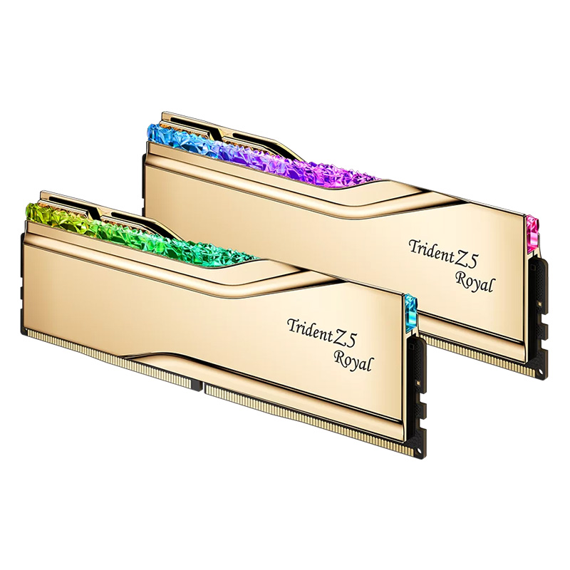G.Skill 48GB (2x24GB) F5-8000J4048F24GX2-TR5G Trident Z5 Royal 8000MHZ CL40 DDR5 RAM