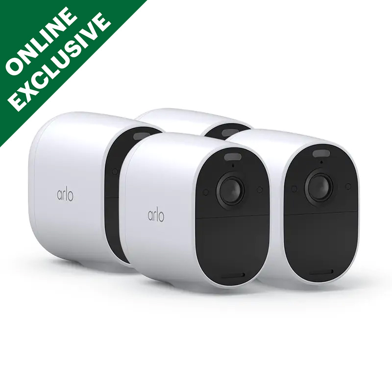 Arlo Essential Indoor/Outdoor Full HD Network Camera - 4 Pack (VMC2430-100AUS)