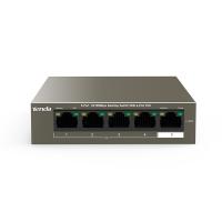 Tenda 5-port 10/100Mbps with 4-port PoE+ Desktop Switch (TEF1105P-4-63W)