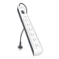 UPS-Power-Protection-Belkin-SurgeMaster-6-Outlet-Surge-Protection-Strip-with-2M-Power-Cord-BSV603AU2M-2