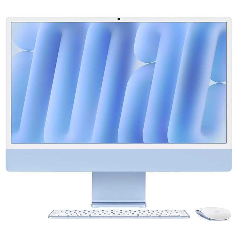 Apple 24in iMac - Retina 4.5K M4 10-core CPU / 10-core GPU 256GB SSD 16GB RAM - Blue (MWV13X/A)