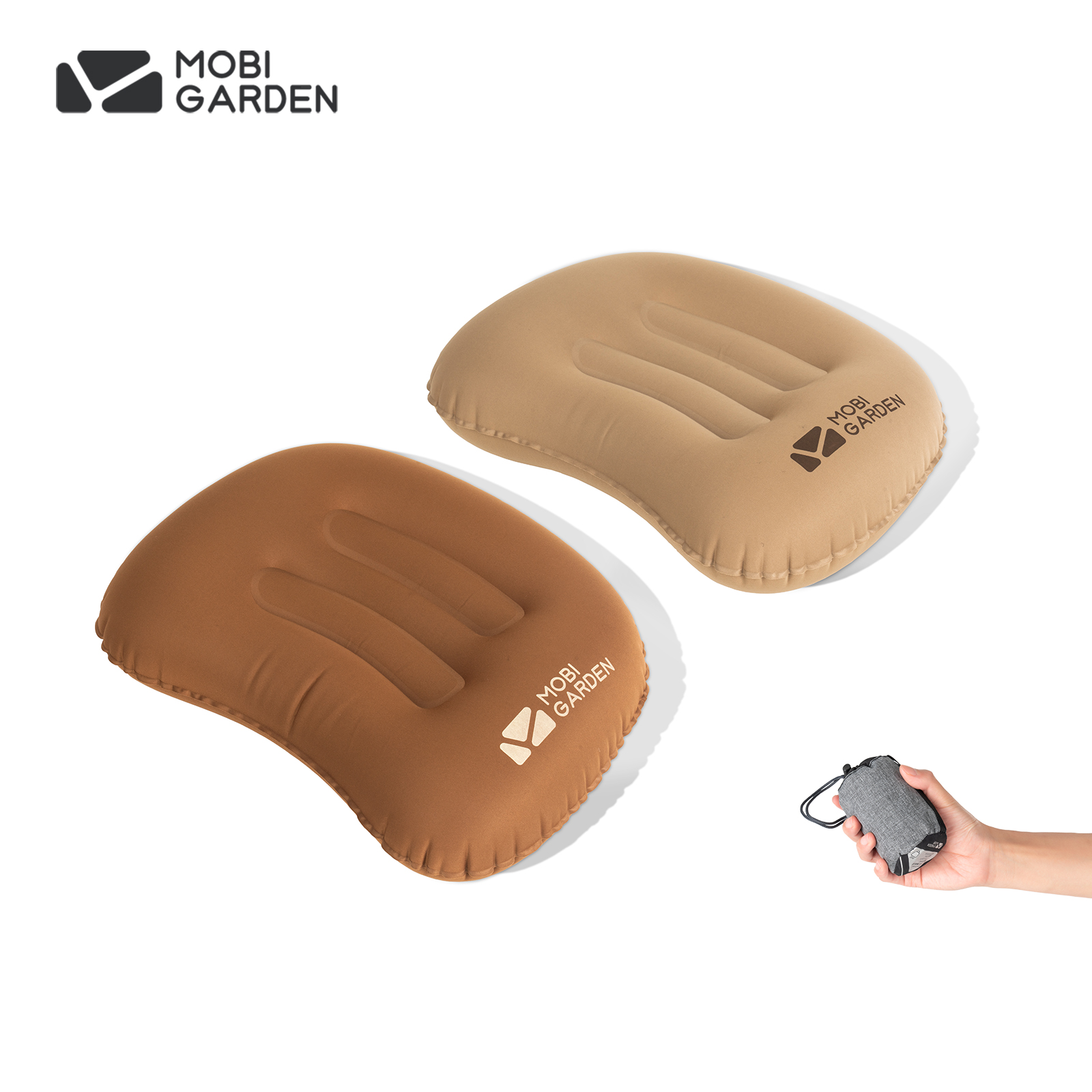 MOBI GARDEN AIR PILLOW （BROWN）