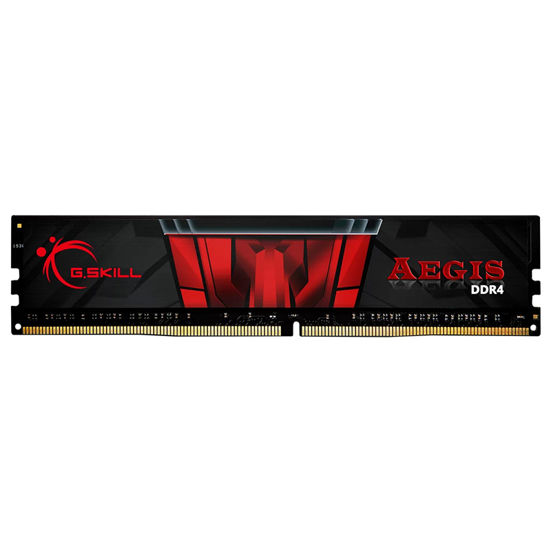 G.Skill 16GB (1x16GB) F4-2400C15S-16GIS Aegis 2400MHz CL15 DDR4 RAM - Black