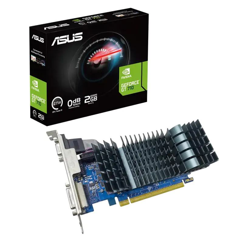Asus GeForce GT 710 2GB GDDR5 EVO Low Profile Graphics Card (GT710