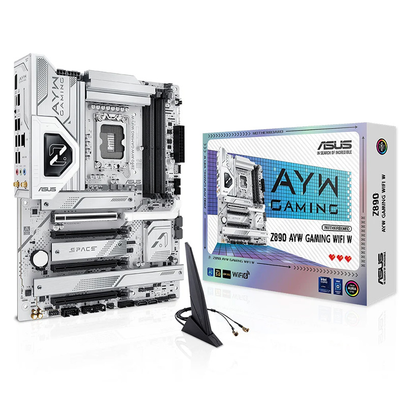 Asus Z890 AYW Gaming WiFi W LGA 1851 ATX Motherboard (Z890 AYW GAMING WIFI W)