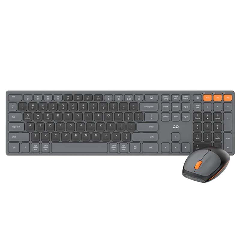 Fantech Go WK895 Office Wireless Keyboard and Mouse Combo - Grey (KBFTWK895GY)