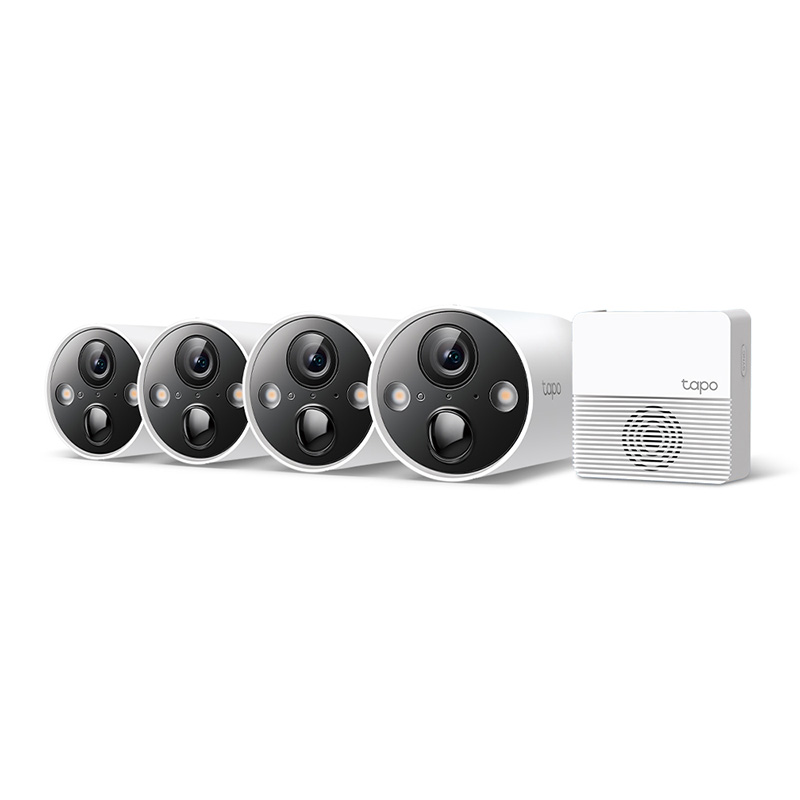 TP-Link Tapo Smart Wire-Free Security Camera System - 4 Pack (Tapo C420S4)