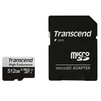 Transcend 512GB High Endurance U3 Micro SD Card with Adapter (TS512GUSD350V)