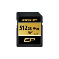 Patriot V90 SDXC UHS-II U3 Class 10 SD Card- PEF512GEP92SDX