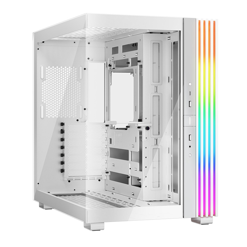 be quiet! Light Base 600 DX ATX Case White - no PC fans (BGW66)