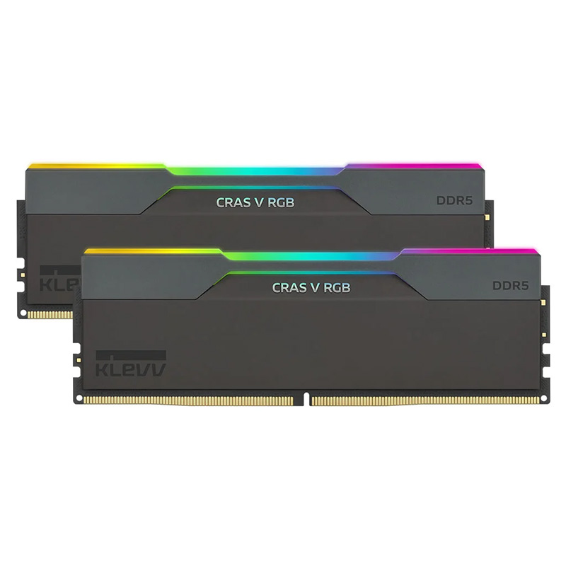 メモリー KLEVV KD5AGUA80-60A300H DDR5-6000 CL30 KLEVV 32GB (2x16GB) CRAS V RGB KD5AGUA80-60A300G 6000MHz C30 DDR5