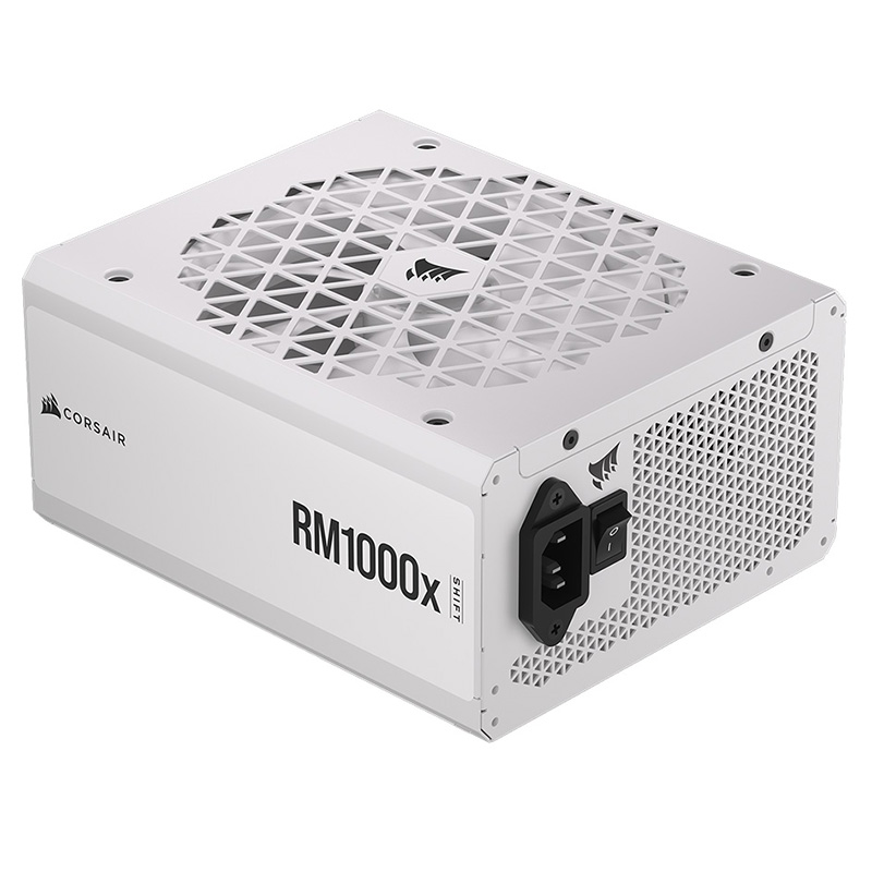 Corsair 1000W RM1000x Shift 80+ Gold Fully Modular ATX Power Supply - White (CP-9020275-AU)