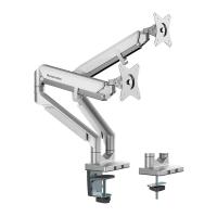 Monitor-Accessories-Humanmotion-Dual-Screen-Epic-Gas-Spring-Aluminum-Steel-Monitor-Arm-for-up-to-17in-32in-2-9kg-Matte-Silver-T2-2-2