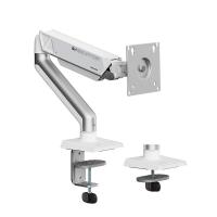 Humanmotion Single Screen Aluminum Steel Monitor Arm for up to 17in-32in 2-9kg - Space Grey (T6-1H)