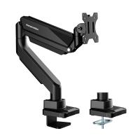 Monitor-Accessories-Humanmotion-Single-Screen-Heavy-Duty-Epic-Gas-Spring-Aluminum-Steel-Monitor-Arm-for-up-to-17in-49in-1-18kg-Matte-Black-T9-1B-2