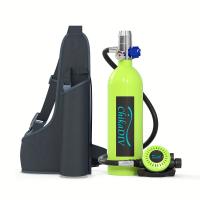 CHIKADIV C400-GREEN is a mini scuba cylinder that can be used underwater for 15-20 minutes, making it a must-have gift for portable diving equipment