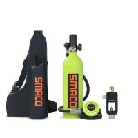 Outdoor-Gear-SAMCO-S400Plus-1L-Scuba-Tank-Diving-Tank-Green-Scuba-Adapter-1L-Backpack-1
