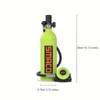 Outdoor-Gear-SAMCO-S400Plus-1L-Scuba-Tank-Diving-Tank-Green-Scuba-Adapter-1L-Backpack-2